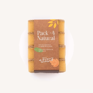 Esponja Natural Pack x4 | Jaspe